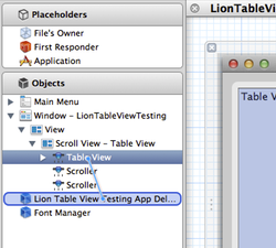 Xcode setup table view datasource and delegate step1 thumb