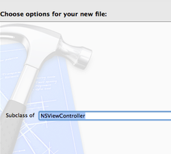 Xcode create view controller step2 thumb